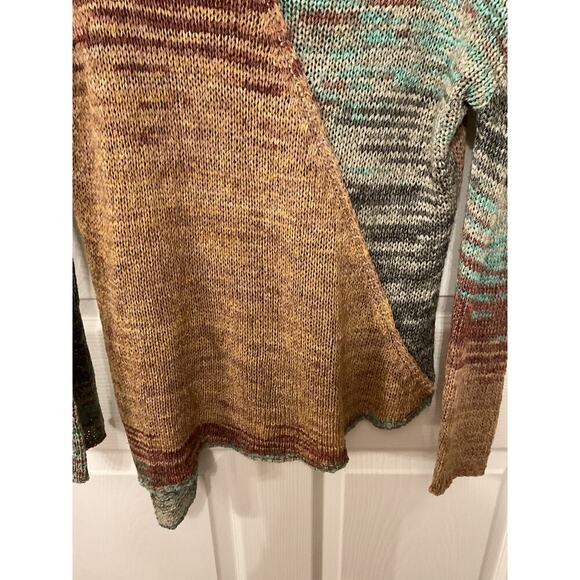 Prana Women's Multicolored Yarn Vignette Sweater in Henna, S - Picture 5 of 7
